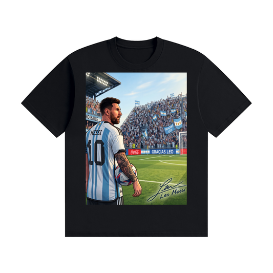 Messi Graphic #10 Unisex T-Shirt | Replicated Signature "Leo Messi" |  AXIOM
