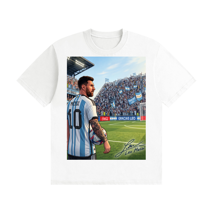 Messi Graphic #10 Unisex T-Shirt | Replicated Signature "Leo Messi" |  AXIOM